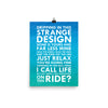 Lyrics Poster - Phish - Strange Design