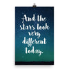 Lyrics Poster - Space Oddity