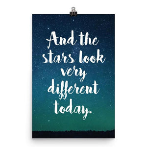 Lyrics Poster - Space Oddity