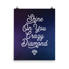 Lyrics Poster - Shine On You Crazy Diamond