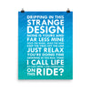 Lyrics Poster - Phish - Strange Design