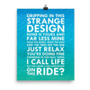 Lyrics Poster - Phish - Strange Design