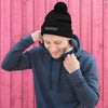 '9 Cubes' Pom Pom Beanie