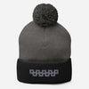 '9 Cubes' Pom Pom Beanie