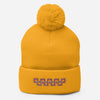 '9 Cubes' Pom Pom Beanie