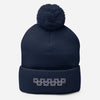 '9 Cubes' Pom Pom Beanie