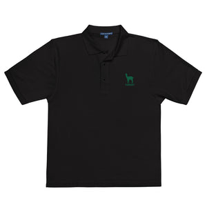 Men's 'Llama' Embroidered Polo Shirt (runs large)