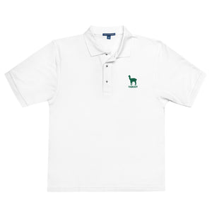 Men's 'Llama' Embroidered Polo Shirt (runs large)