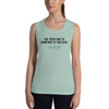 Women's Muscle Tank - The Trick was to Surrender to the Flow